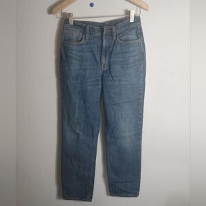 NWOT Women's Straight Leg Saitex Factory Sample (Madewell, Edwin, Everlane) 25